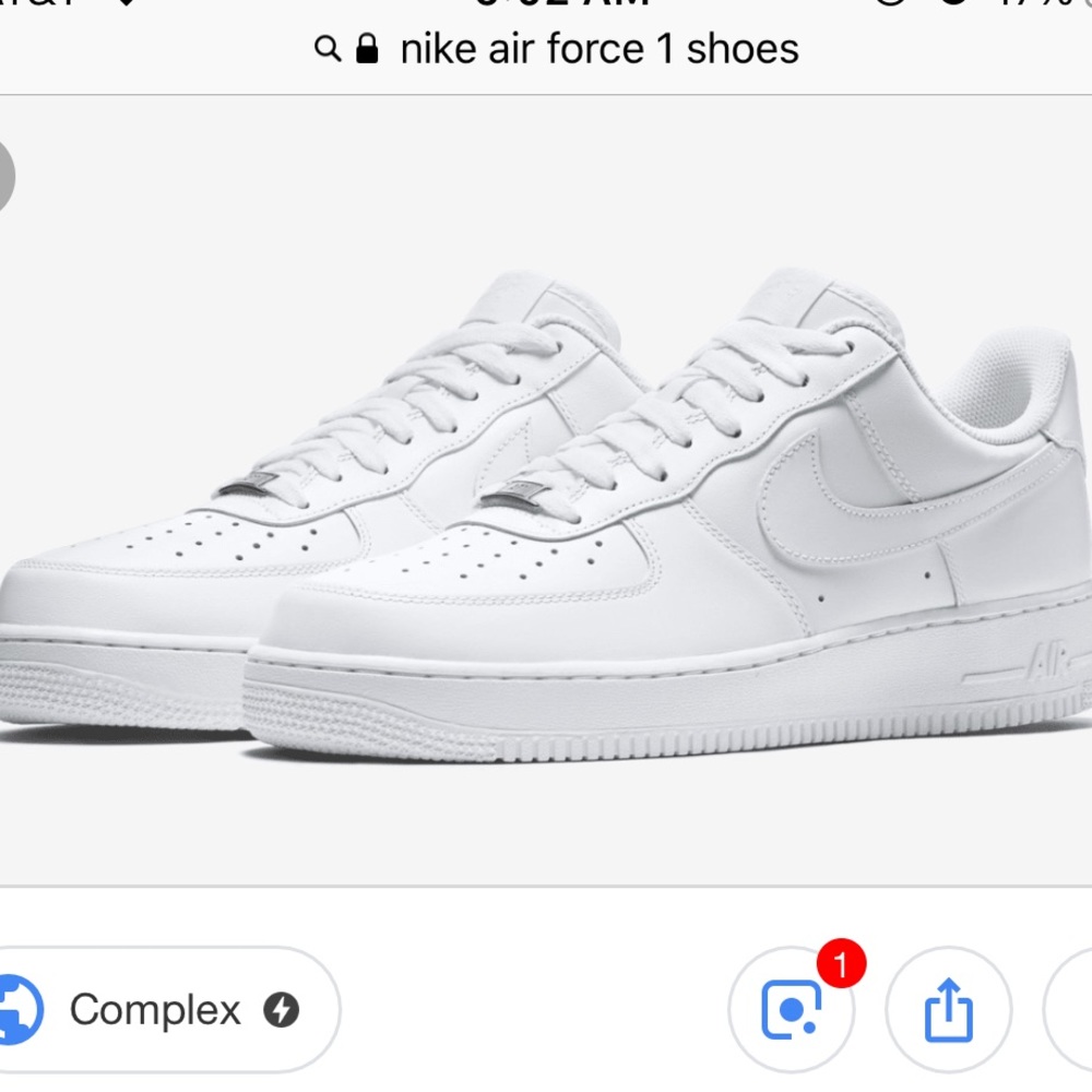 ISO Nike airforce 1 women size 8 or like 7.5